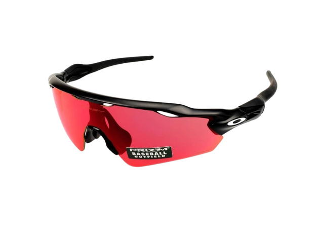 Oakley Oakley Radar EV OO9275-14 In Black Acetate Frame With Red Prizm Lenses - view 2