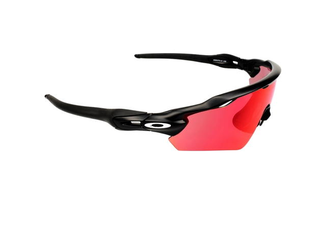 Oakley Oakley Radar EV OO9275-14 In Black Acetate Frame With Red Prizm Lenses - view 3