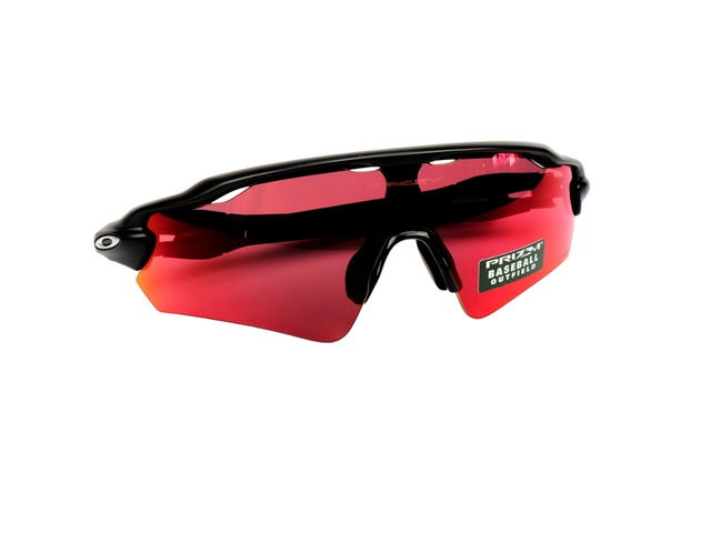 Oakley Oakley Radar EV OO9275-14 In Black Acetate Frame With Red Prizm Lenses - view 6