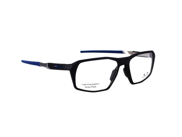 Oakley Oakley Tensile OX8170-0556-56 Sunglasses In Black-Blue Acetate Frame With Mirror Lenses - view 3