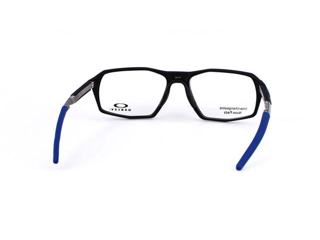 Oakley Oakley Tensile OX8170-0556-56 Sunglasses In Black-Blue Acetate Frame With Mirror Lenses - view 4