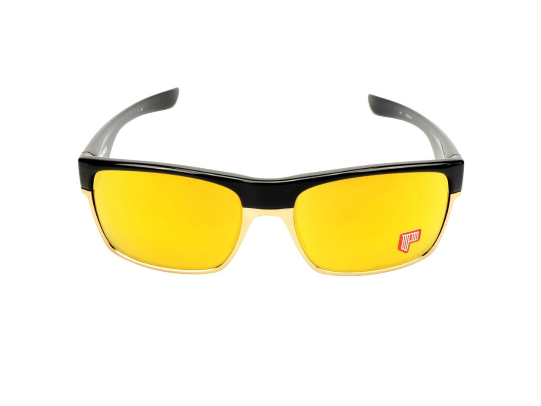 Oakley Oakley Twoface OO9189-18 Sunglasses In Black Acetate Frame With Yellow Lenses