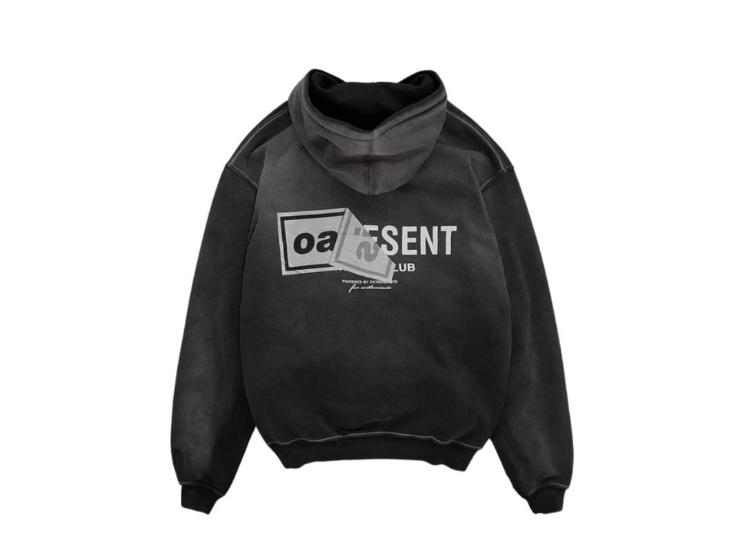 Represent Represent X Oasis Owners Club Hoodie Stained Black