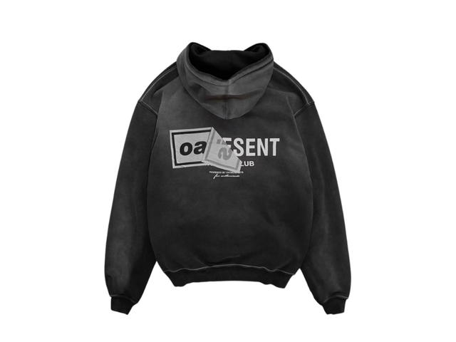Represent Represent X Oasis Owners Club Hoodie Stained Black - view 1