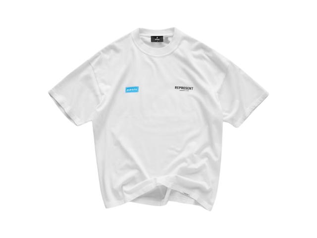 Represent Represent X Oasis Owners Club T-Shirt Flat White - view 2