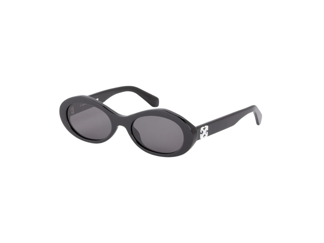 Off-White Off-White Edison Sunglasses OERI13G 1007 In Black Acetate Frame With Dark Grey Lenses