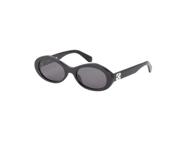 Off-White Off-White Edison Sunglasses OERI13G 1007 In Black Acetate Frame With Dark Grey Lenses - view 1