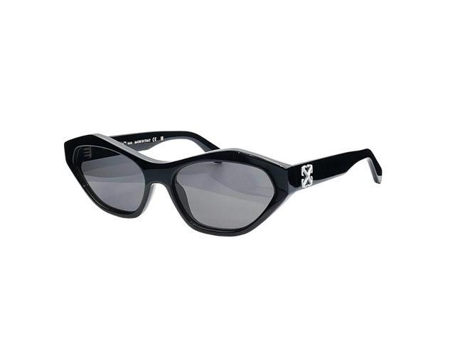 Off-White Off-White Kent Sunglasses OERI13H 1007 In Black Acetate Frame With Dark Grey Lenses - view 1