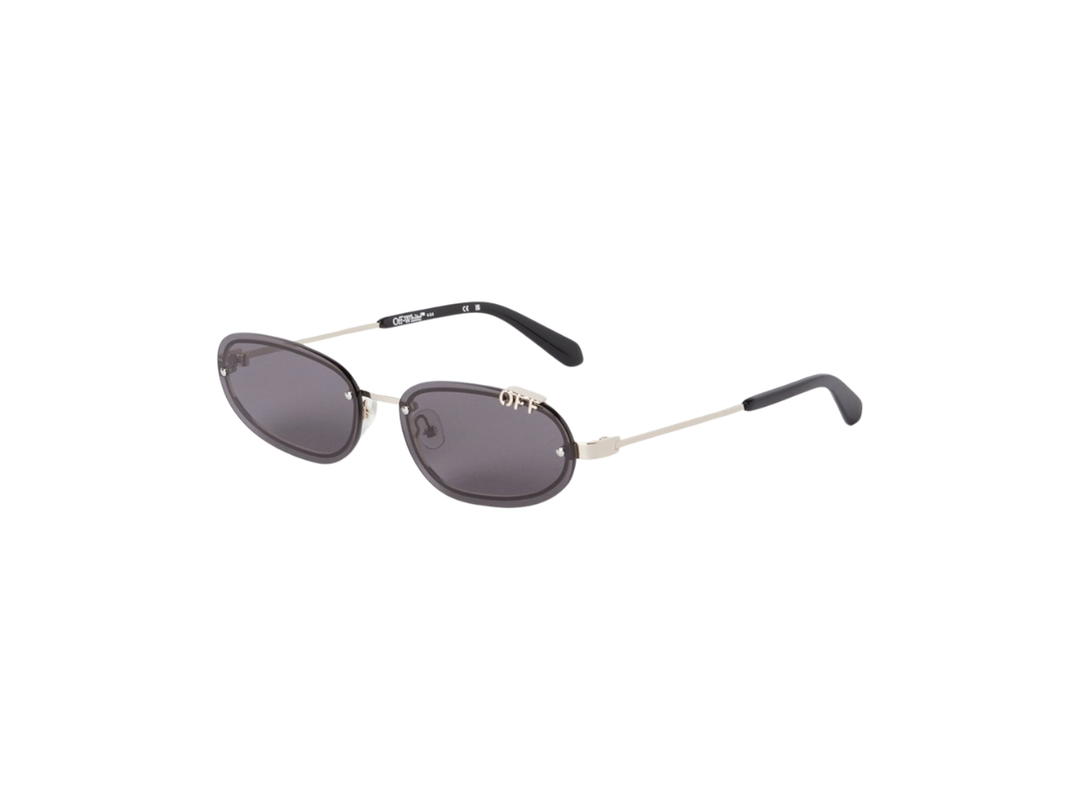Off-White Off-White Miami Sunglasses In Gold Acetate Frame With Grey Lenses