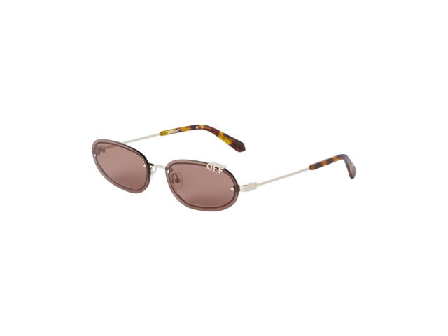 Off-White Off-White Miami Sunglasses In Gold Acetate Frame With Havana Lenses - view 1