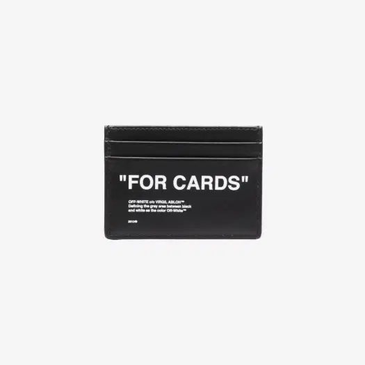 Buy Off-White “For Cards” Card Holder Black at Sasom – Authentic and Ready to Ship