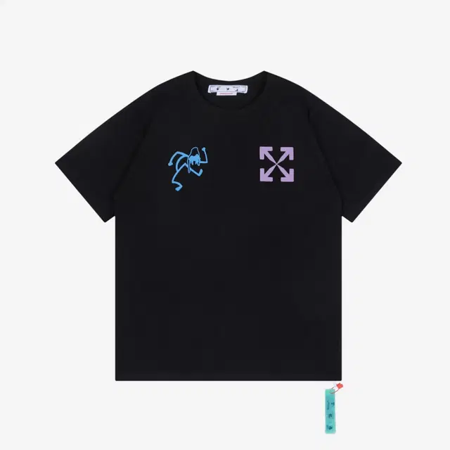 Off-White Off-White 90's Liquid Oversized T-Shirt Black - view 2