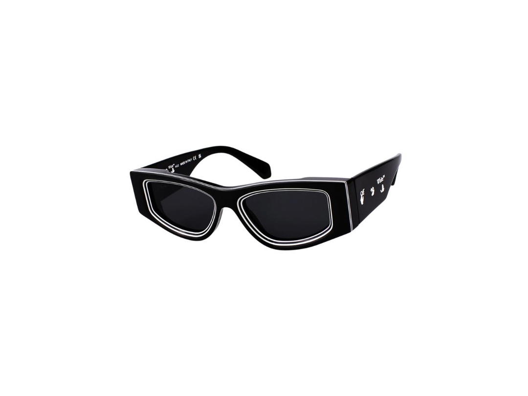 Off-White Off-White Andy Sunglasses In Black Acetate Frame With Black Lenses