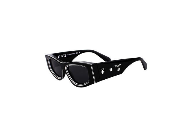 Off-White Off-White Andy Sunglasses In Black Acetate Frame With Black Lenses - view 3