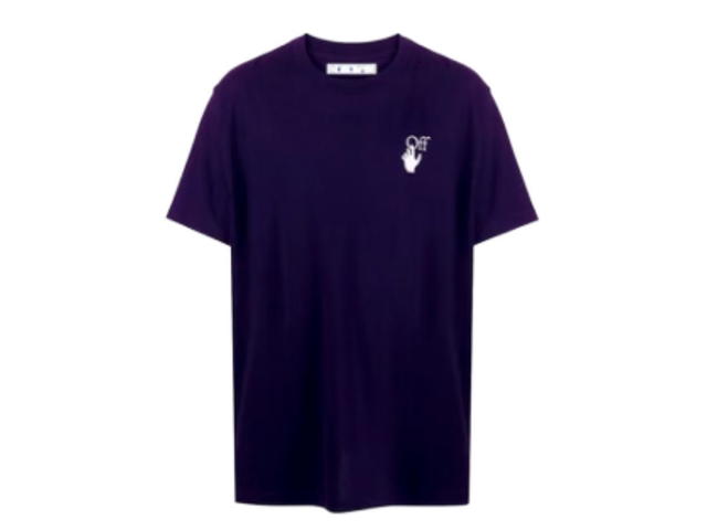 Off-White Off-White Arrow Print Logo Marker S/S Over Tee Navy/Purple - view 2