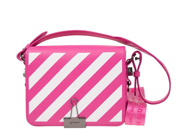 Off-White Off-White Binder Clip Bag Diag Fuchsia White - view 1