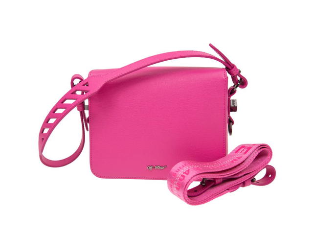 Off-White Off-White Binder Clip Bag Diag Fuchsia White - view 3