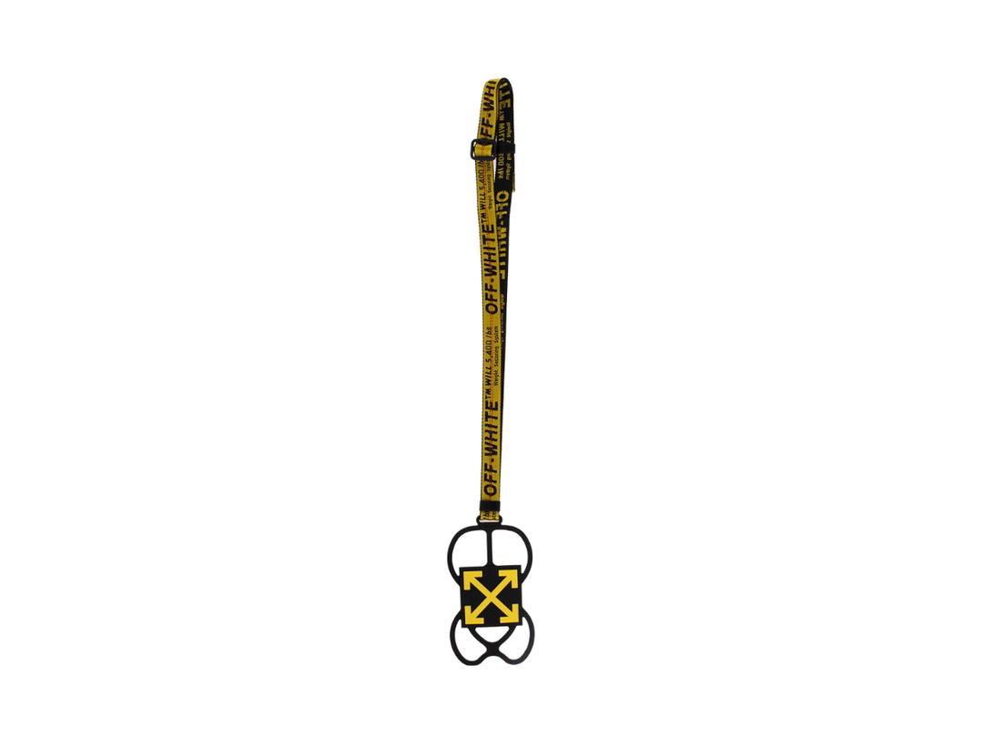 Off-White Off-White Black Phone Pouch In Yellow Arrows At The Back