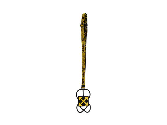 Off-White Off-White Black Phone Pouch In Yellow Arrows At The Back - view 1