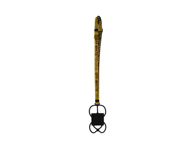 Off-White Off-White Black Phone Pouch In Yellow Arrows At The Back - view 2