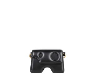 Buy Off-White Burrow-22 Shoulder Bag In Leather With Gold Hardware Black at Sasom – Authentic and Ready to Ship