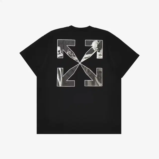 Off-White Off-White Caravaggio Arrow Over Short Sleeve T-Shirt Black - view 2