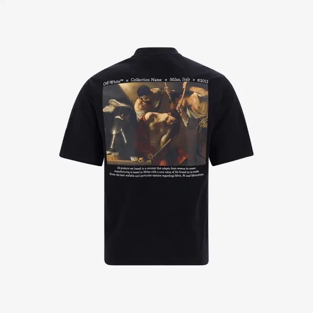 Off-White Off-White Caravaggio Crown Skate S/S T-Shirt Black - view 2