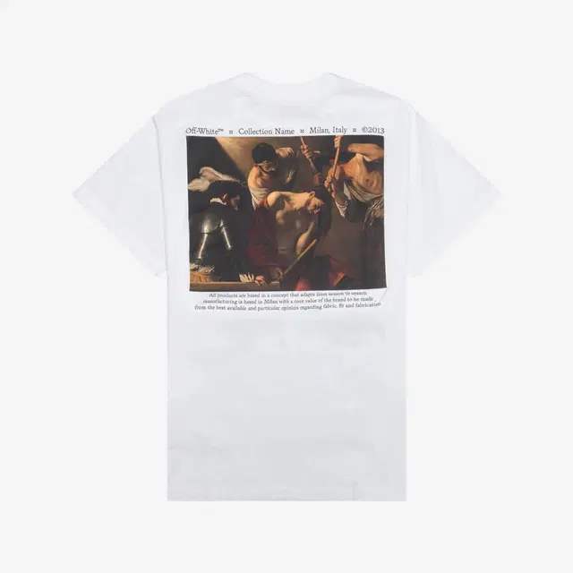 Off-White Off-White Caravaggio Crown Skate S/S T-Shirt White - view 2