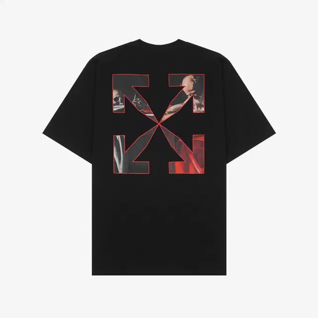 Off-White Off-White Caravaggio Painting Over S/S T-Shirt Black - view 2