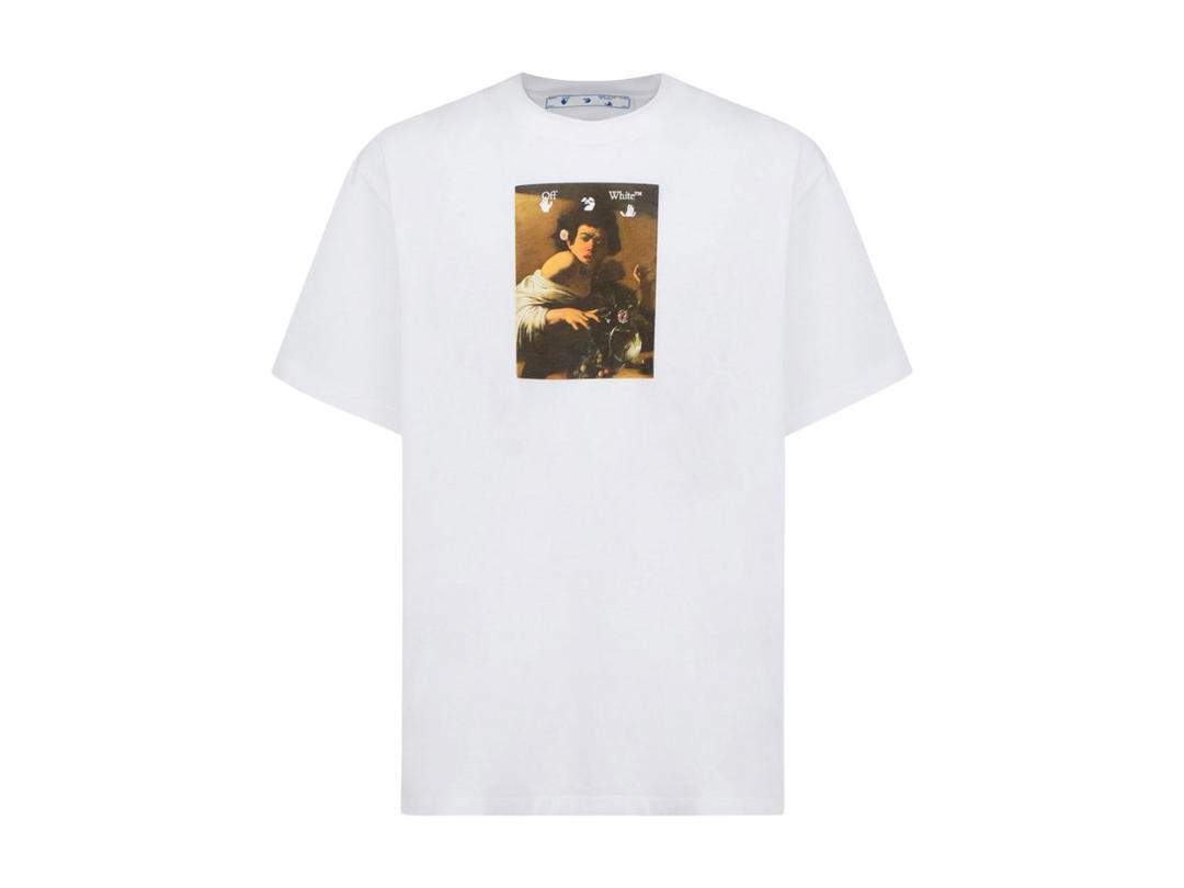 Off-White Off-White Caravaggio Printed T-Shirt White