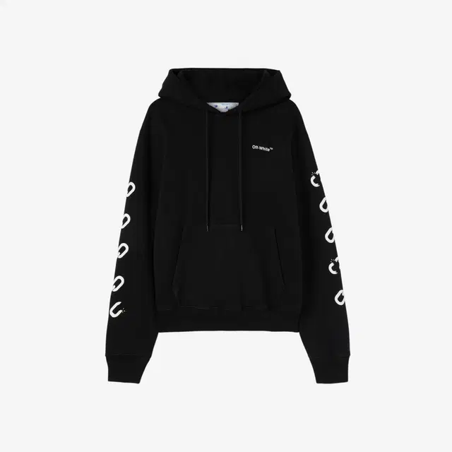 Off-White Off-White Chain Arrow Slim Hoodie Black - view 1