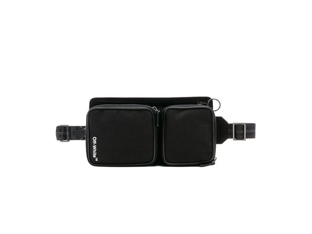 Off-White Off-White Cordura Belt Bag With Logo Print Black - view 1