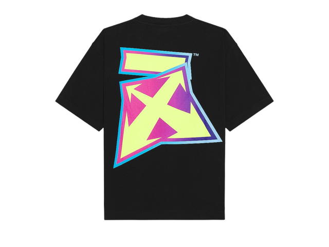 Off-White Off-White Degrade Thunder Skate Oversized Tee Black - view 2