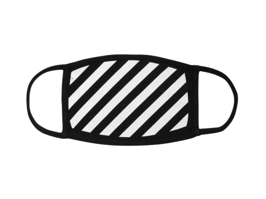 Off-White OFF-WHITE Diag Face Mask (SS19) Black/White