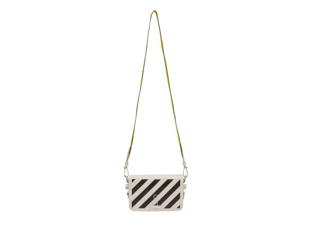 Off-White Off-White Diag Mini Flap Bag White Black - view 1