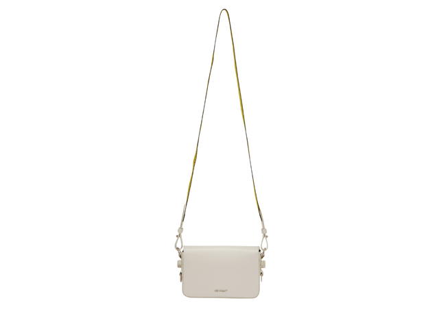 Off-White Off-White Diag Mini Flap Bag White Black - view 2