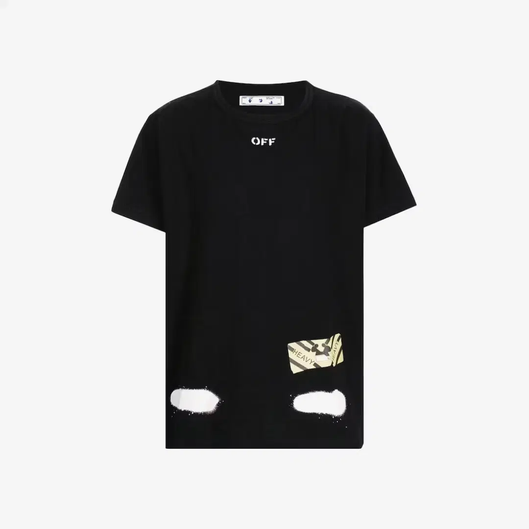 Off-White Off-White Diag Spray T-Shirt Black
