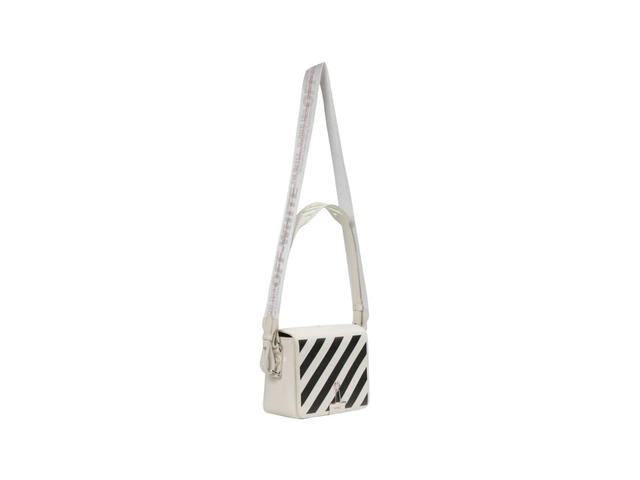 Off-White Off-White Diagonal Binder Clip Bag In Off White Leather - view 2