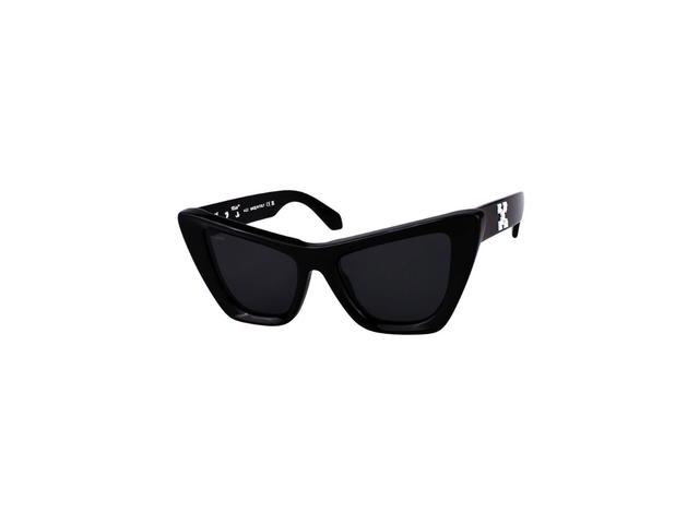 Off-White Off-White Edvard Sunglasses In Black Acetate Frame With Black Lenses - view 1