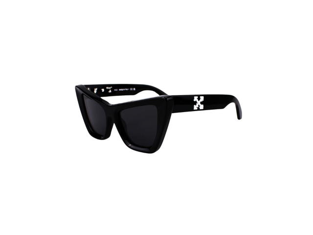 Off-White Off-White Edvard Sunglasses In Black Acetate Frame With Black Lenses - view 3