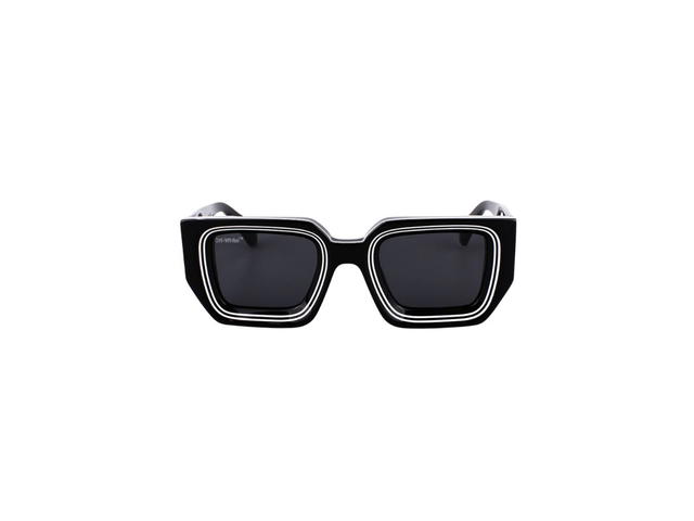 Off-White Off-White Francisco Sunglasses In Black Acetate Frame With Black Lenses - view 2