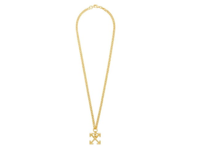 Off-White Off-White gold arrow necklace - view 1