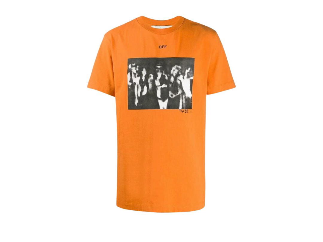 Off-White Off-White Graffiti Arrow Fit Tee Orange