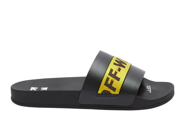 Off-White Off-White Industrial Belt Slides Black Yellow - view 1