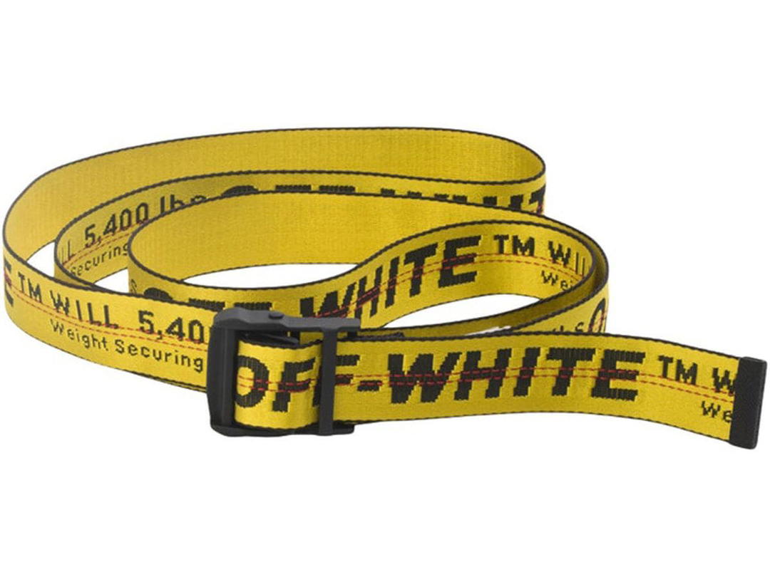 Off-White Off-White Industrial Belt (SS19) Yellow