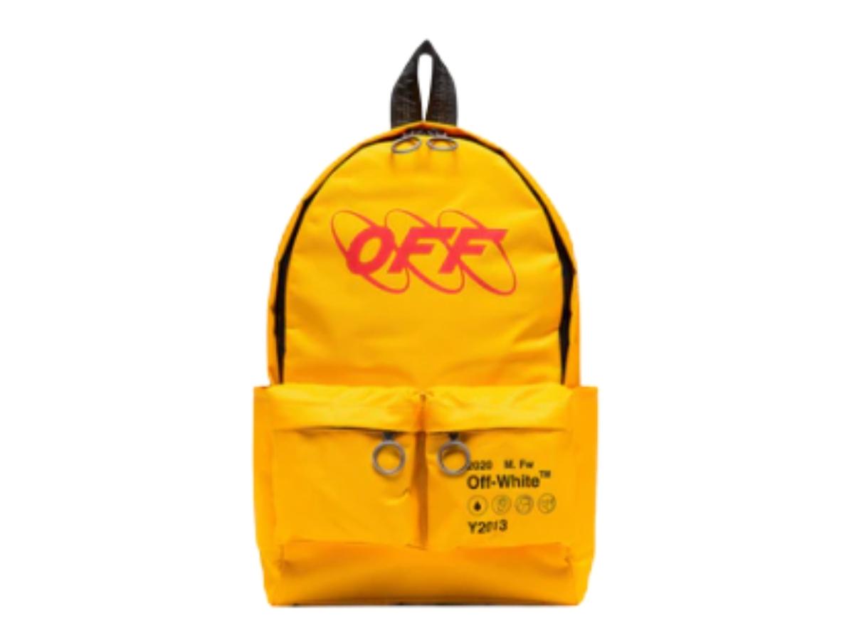 Off-White OFF-WHITE Industrial Y013 Backpack Yellow Red