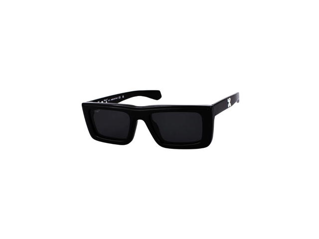 Off-White Off-White Jacob Sunglasses In Black Acetate Frame With Black Lenses - view 1