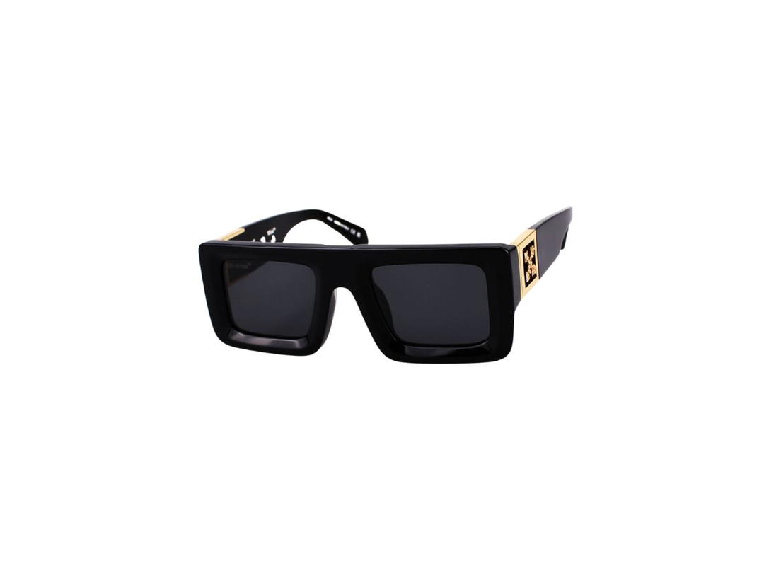 Off-White Off-White Leonardo Sunglasses In Black Frame With Dark Grey Lenses