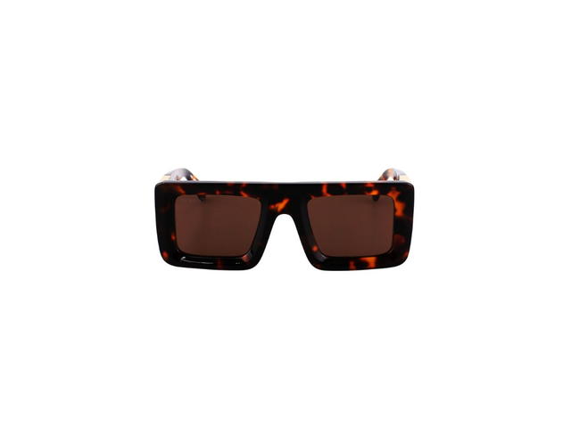 Off-White Off-White Leonardo Sunglasses In Havana Acetate Frame With Brown Lenses - view 2