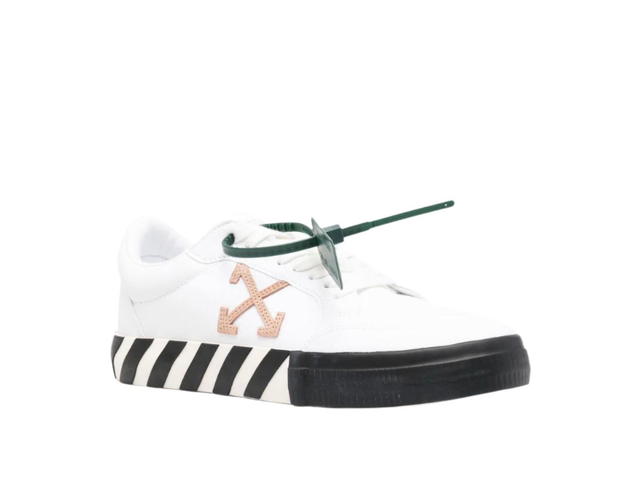 Off-White Off-White Low Vulcanised Canvas Sneaker White Dark Sand - view 2